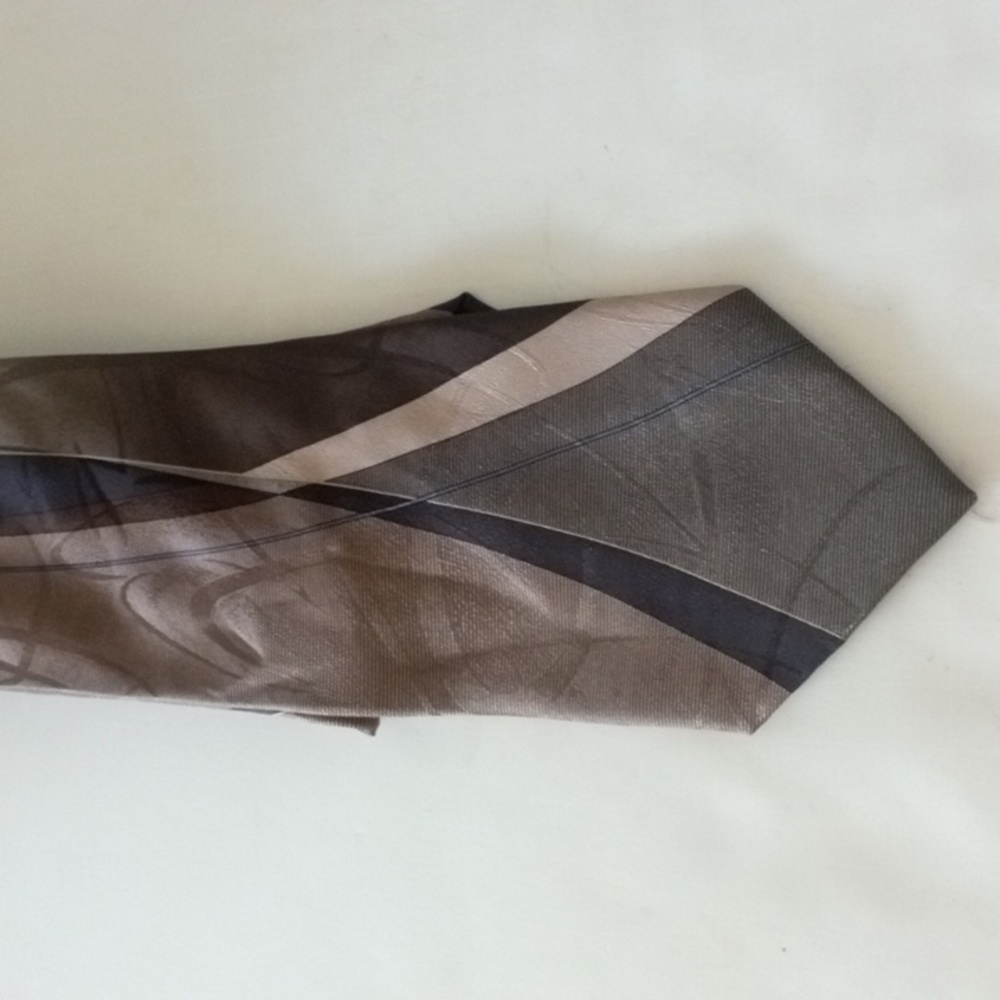 Men's Facets Necktie Contemporary Print